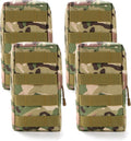 4-Pack Molle Pouch Tactical Molle Pouches Compact Utility EDC Waist Bag Pack