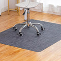 BARoyal Office Chair Mat for Hardwood Floor Under Desk Computer Rolling Chair Mat for Wood/Tile Floor Non-Slip Heavy Duty Desk Rug PVC Plastic Hard Floor Protector 46"x 60" (Cool Grey)