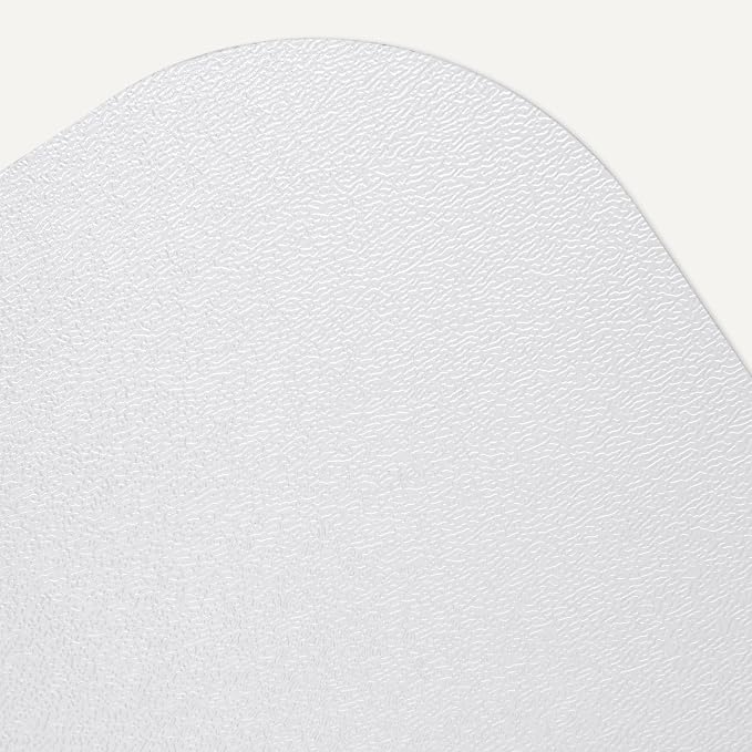 Amazon Basics Office Chair Mat for Hard Floors, Clear, Smooth Surface, Protects Hard Floors, 46" x 60"