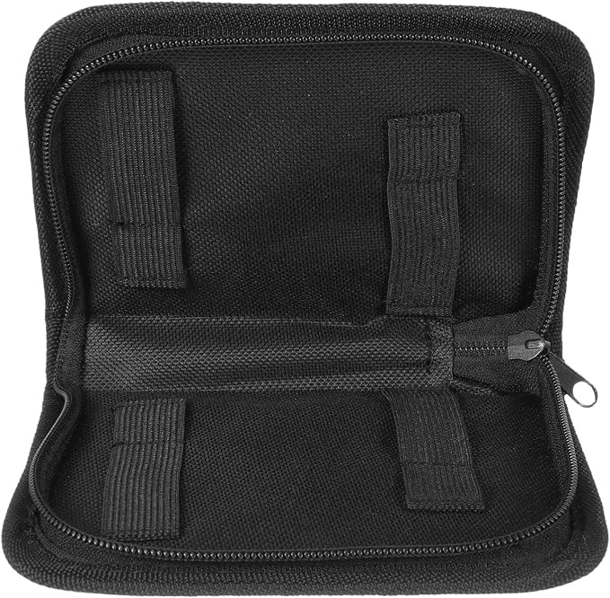 LIFKOME Small Tool Pouch Oxford Cloth Zipper Bag with Smooth Zipper Operation for Tool Protection, Compact Utility Storage Bag for Craft Making and Outdoor Work