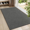 LEKEEPGO Door Mat 24"x36", Non Slip Door Mat Indoor Entrance, Rubber Backing Front Indoor Door mats Washable Absorbent Doormat Low-Profile Entryway Entry Resist Dirt Inside Door Mats, Grey