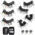 Kikerike Terminal Removal Tool Kit 139 Pcs Depinning Tool Electrical Connector Pin Removal Tool Kit Pin Extractor Tool Set Wire Terminal Release Tool for Automotive Car Household Devices