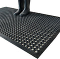 Uniboho Outdoor Rubber Floor Mats Anti Slip Restaurant Commercial Kitchen Rubber Drainage Mat 60 x 35 Heavy Duty Mat for Garage Garden Indoor Outside Industral Pool Entrance Bar Wet Area