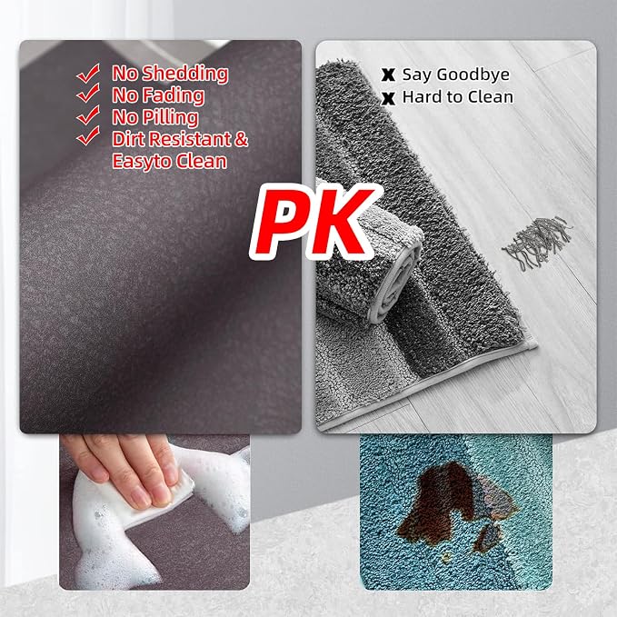 Mordem Diatomaceous Earth Bath Mat Super Absorbent Quick Dry Bath Mat, Bathroom Rugs Non Slip Washable, Thin Brown Bathroom Floor Mats-Shower Rug for in Front of Bathtub Shower, Easy Care,19.6"x31.5"