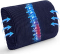 HIGOGOGO Lumbar Support Pillow for Recliner Chair/Accent Chair/Couch, Large Memory Foam Back Support Cushion for Elderly, Recliner Cushions for Back Rest, Pain Relief, Reading, Washable Cover, Navy