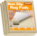 Songrey Non-Slip Rug Pad 2x6 FT, Extra Thick Carpet Pads for Hard Surfaces, Prevents Sliding and Secures Rugs, Provides Floor Protection with Comfort Cushioning, Beige