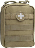Orca Tactical First Aid Molle Pouch - Heavy Duty IFAK Pouch - Empty Medical Pouch Ideal for Military Use EMTs Law Enforcement Camping and Hiking - Med Pouch for Optimal Organization