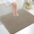 OLANLY Large Bathroom Rugs 40x32, Extra Soft Absorbent Chenille Bath Rugs, Rubber Backing Quick Dry, Machine Washable Bath Mats for Bathroom Floor, Tub and Shower, Home Decor Accessories, Warm Taupe