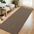 BEQHAUSE Dirt Trapper Door Mat 32" x 72", Non-Slip Washable Doormats Entrance Mat, Dirt Resistant and Absorbent Welcome Mat, Low Profile Floor Mats for Front Back Door and Entryway, Brown