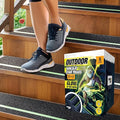 Glow in the Dark 30" x 8"-8-Pack Weather Resistant Outdoor Stair Treads 80-Grit