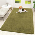 OLANLY Dog Door Mat for Muddy Paws 70x46, Absorbs Moisture and Dirt, Absorbent Non-Slip Washable Doormat, Quick Dry Chenille Mud Mat, Entry Indoor Entryway Carpet for Inside Floor, Willow Green