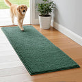 SUBRTEX Bathroom Rugs, 24" x 60" Chenille Bath Rug Soft Short Plush Bath Mat Soft Shower Mat Water Absorbent Shower Mat Quick Dry Machine Washable, Celadon