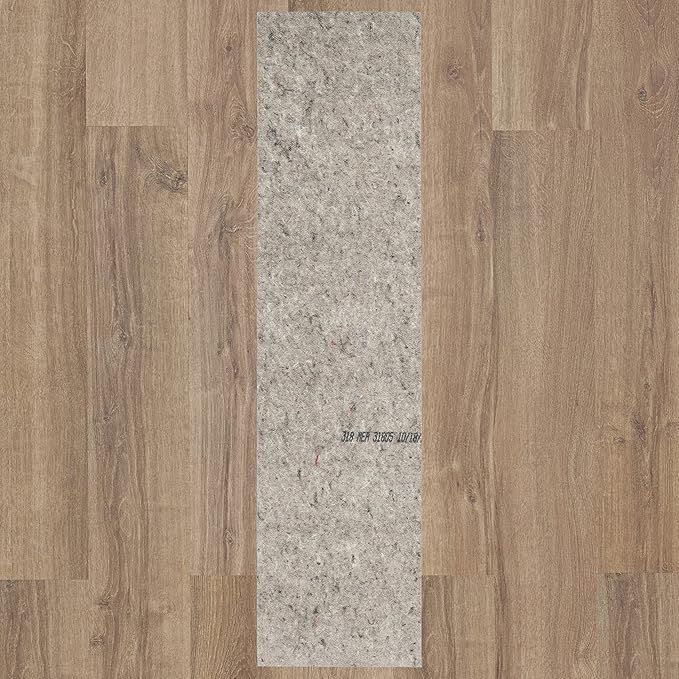 Mohawk Home Non Slip Rug Pad 2' x 12' - 3/8" Thick Felt + Latex Rubber Gripper - Dual Surface Cushion for Hardwood, Carpet, Tile Floors, Made in USA