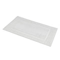 Amazon Basics Banded Bathroom Bath Rug Mat, 100% Cotton, 31 x 20 inches, Soft Silver