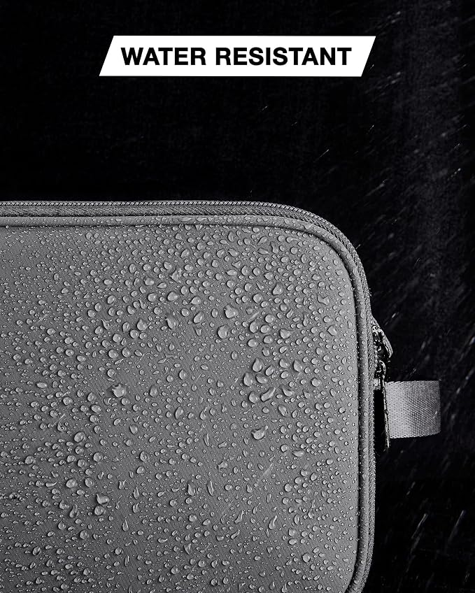 BAGSMART Toiletry Bag for Men, Travel Toiletry Organizer Dopp Kit Water-resistant Shaving Bag for Toiletries Accessories, Door Room Essentials,Grey-large