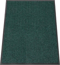 Indoor Outdoor Door Mat, 4’x 3' Doormat for Entryway, Rubber Backing Non Slip Front Door Mat Outside Entrance, Super Absorbent Commercial Floor Mat for Home Office, Green
