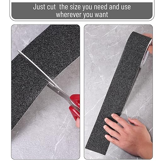 Mr. Pen Anti Slip Tape, 1 Inch x 20 Feet, Black, Non Skid Tape for Stairs, Waterproof Grip Tape Roll