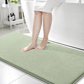 OLANLY Thick Memory Foam Bathroom Runner Rugs 59x24, Extra Soft Absorbent Long Bath Rug, Quick Dry, Non-Slip, Machine Washable Bath Mat for Bathroom, Tub and Shower, Home Decor Accessories, Sage Green