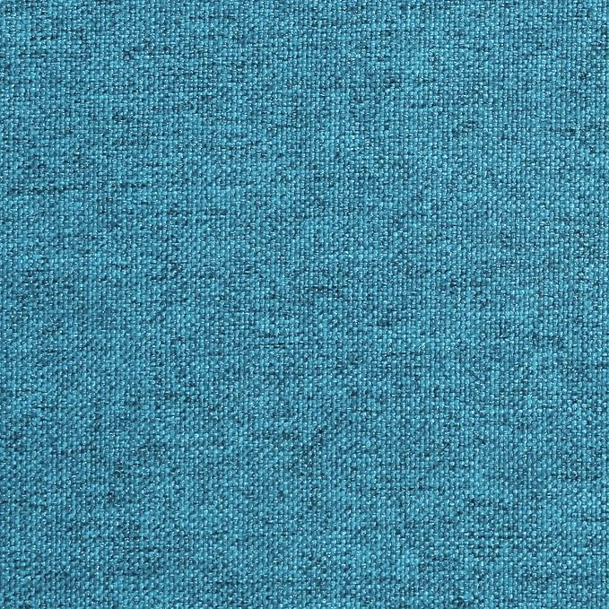 AAAAAcessories D-Shaped Chair Cushions, 2" Thick Dining Chair Pads with Ties and Removable, Machine-Washable Cover, 17" x 16", Set of 4, Teal