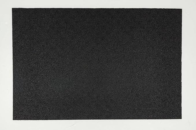 Mohawk Home Heavy Duty Rubber Stall Mat - Gym Floor- Under Dog Crate - All Purpose Utility 2'x3' - 1/2" Thick