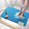 Asvin Soft Textured Bath, Shower, Tub Mat, 24x32 Inch, Phthalate Free, Non Slip Comfort Bathtub Mats with Drain, PVC Loofah Bathroom Mats for Wet Areas, Quick Drying