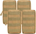 4-Pack Molle Pouch Tactical Molle Pouches Compact Utility EDC Waist Bag Pack
