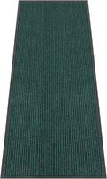 Indoor Outdoor Door Mat, 10’x 3' Doormat for Entryway, Rubber Backing Non Slip Front Door Mat Outside Entrance, Super Absorbent Commercial Floor Mat for Home Office, Green