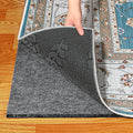 Waterproof Rug Pad 5x8 Ft, 1/4" Thick Under Area Carpet Padding, Non Slip Felt Rug Pads for Hardwood Floors, Protective Underlay Keeps Rugs in Place Without Wrinkles