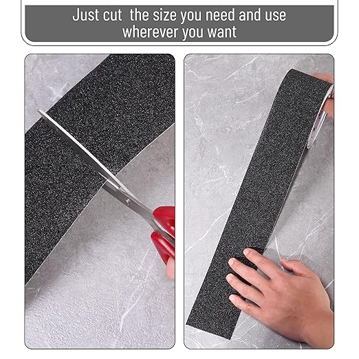 Mr. Pen- Grip Tape, 2 Inch, 23 Feet, Anti Slip/Non Skid Tape, Grip Tape, Friction Tape for Stair, Black Grip Tape Roll, Waterproof