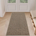 BEQHAUSE Dirt Trapper Door Mat 24" x 60", Non-Slip Washable Doormats Entrance Mat, Dirt Resistant and Absorbent Welcome Mat, Low Profile Floor Mats for Front Back Door and Entryway, Beige