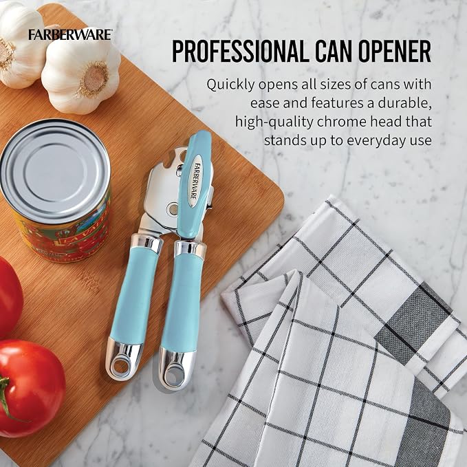 Farberware Pro 2 Can Opener, Aqua Sky, One Size (5211351)