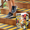Black and Yellow Non Slip Strips for Steps 30" x 8" 12-Pack Outdoor Stair Treads - Waterproof Anti Slip Grip Tape for Safety Walk - Strong Adhesive Caution Tape for Floor and Ramps by Thunder Grip