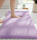 MINIDEAR Bathroom Rugs 36x24 Purple - Thick Memory Foam Bath Mat, Ultra Soft & Plush Fluffy, Non-Slip, Quick Dry, Absorbent Washable Floor Microfiber Mat for Tub, Home Decor Accessories