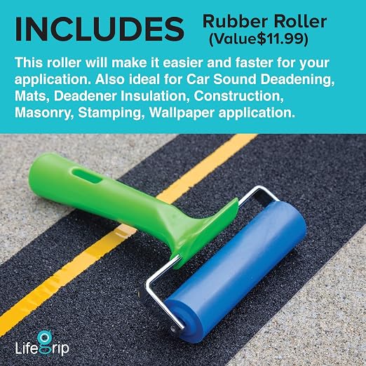 Lifegrip Anti Slip Traction Tape, 4 Inch x 30 Foot Best Grip, Friction, Abrasive Adhesive for Stairs, Tread Step, Indoor, Outdoor (4“ X 30‘ Tape)
