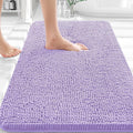 OLANLY Bathroom Rugs 32x20, Extra Soft Absorbent Chenille Bath Rugs, Rubber Backing Quick Dry, Machine Washable Bath Mats for Bathroom Floor, Tub and Shower, Home Decor Accessories, Lavender