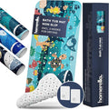 Bath Tub Mat Non Slip Anti Mold for Kids BPA Free INCL Hooks - homerella® Ocean Sea Animals 40x16, Baby Bath Mat Non Slip 200 Suction Cups, Non Toxic Machine Washable Toddler Bath Mat, EU Certified