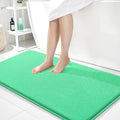 OLANLY Thick Memory Foam Bathroom Runner Rugs 44x24, Extra Soft Absorbent Long Bath Rug, Quick Dry, Non-Slip, Machine Washable Bath Mat for Bathroom, Tub and Shower, Home Decor Accessories, Mint Green