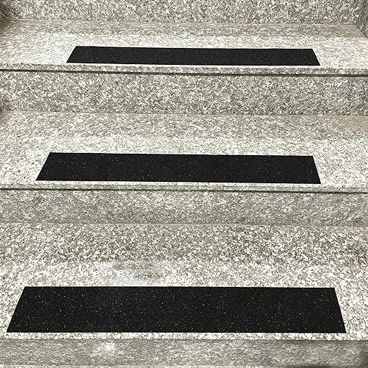 10in x 33Ft Anti Slip Tape,80 Grit Black Heavy Duty Anti Slip Safety Grip Tape, Waterproof, for Stairs Outdoor/Indoor,High Traction Stairs Non Skid Treads
