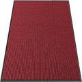 Indoor Outdoor Door Mat, 6' x 4' Doormat for Entryway, Rubber Backing Non Slip Front Door Mat Outside Entrance, Super Absorbent Commercial Floor Mat for Home Office, Red