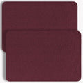 Hargiis Non-Slip Bathtub Mat, 2 Pack Anti Slip Shower Mat, Fast Drying Bathtub Mats, Foot Scrubber Mat, Anti Slip Mat for Tub, Floor, Bathroom, Kitchen, Home, Hotel (Wine Red 24"×16"+24"×16")