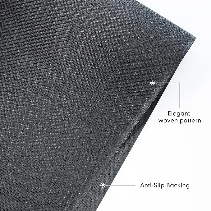 Sycoodeal Chair Mat,36" x 55" Office Chair Mat for Hardwood and Tile Floor, Heavy Duty Floor Protector for Rolling Chairs,Non-Slip,Computer Mat for Home Office(Black)