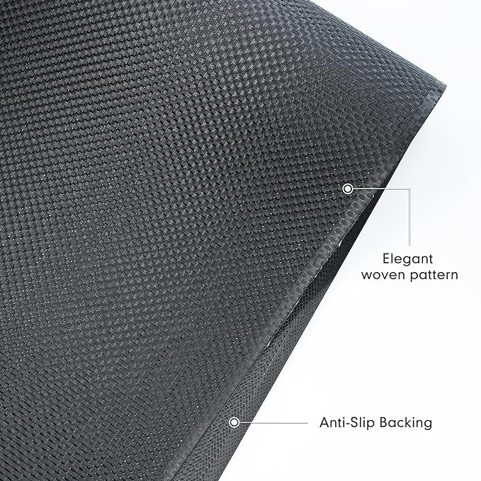 Sycoodeal Chair Mat,Office Chair Mat for Hardwood and Tile Floor, Heavy Duty Floor Protector for Rolling Chairs,Non-Slip,Computer Mat for Home Office 36" x 48"(Black)