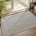 MontVoo Door Mat Indoor Entrance Doormat, Absorbent Durable Rubber Non Slip Front Door Mat for Inside Entry Entryway Dirt Trapper Welcome Mat, Beige 17''x30''