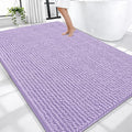 OLANLY Thick Large Bathroom Rugs 70x46, Extra Soft Absorbent Chenille Bath Rugs, Rubber Backing, Machine Wash Dry, Bath Mats for Bathroom Floor, Tub and Shower, Home Decor Accessories, Lavender