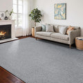 CHAMPLANT Washable Area Rug 8x10 Feet Grey Non Slip Living Room Kitchen Rugs Indoor Entryway Rug Floor Carpet for Dining Living Room Bedroom