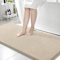 OLANLY Thick Memory Foam Bathroom Runner Rugs 59x24, Extra Soft Absorbent Long Bath Rug, Quick Dry Bath Mats, Non-Slip, Machine Washable Mat for Bathroom, Tub and Shower, Home Decor Accessories, Beige