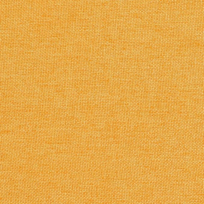 AAAAAcessories D-Shaped Chair Cushions, 2" Thick Dining Chair Pads with Ties and Removable, Machine-Washable Cover, 17" x 16", Set of 2, Golden Orange