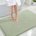 OLANLY Thick Memory Foam Large Bathroom Rugs 47x32, Extra Soft Absorbent Bath Rug, Quick Dry Bath Mat, Non-Slip, Machine Washable Mats for Bathroom, Tub and Shower, Home Decor Accessories, Sage Green