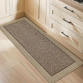 BEQHAUSE Kitchen Runner Rugs 24"x60", Kitchen Rugs Non-Slip Kitchen Mats for Floor, Absorbent and Stain Resistant Kitchen Mats, Machine Washable Rug for Kitchen, Hallway, Laundry & Sink, Taupe