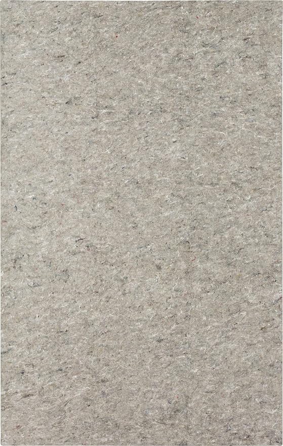 Mohawk Home Non Slip Rug Pad 4' x 6' - 3/8" Thick Felt + Latex Rubber Gripper - Dual Surface Cushion for Hardwood, Carpet, Tile Floors, Made in USA